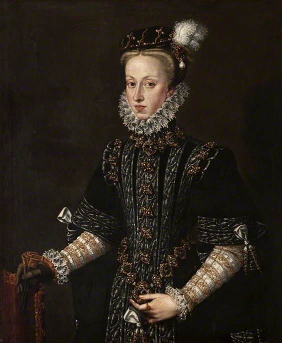 Sanchez Coello, Alonso, c.1531-1588; Anne of Austria (1546-1580), Fourth Wife of...